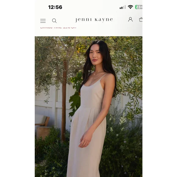 NWT Jenni Kayne Rove Dress Ivory L - Picture 2 of 6